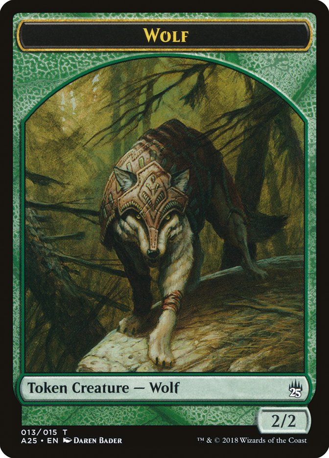 Wolf Token [Masters 25 Tokens] | Card Merchant Takapuna