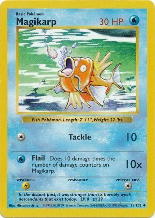 Magikarp (35/102) [Base Set Shadowless Unlimited] | Card Merchant Takapuna