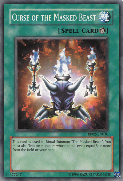 Curse of the Masked Beast [RP02-EN030] Common | Card Merchant Takapuna