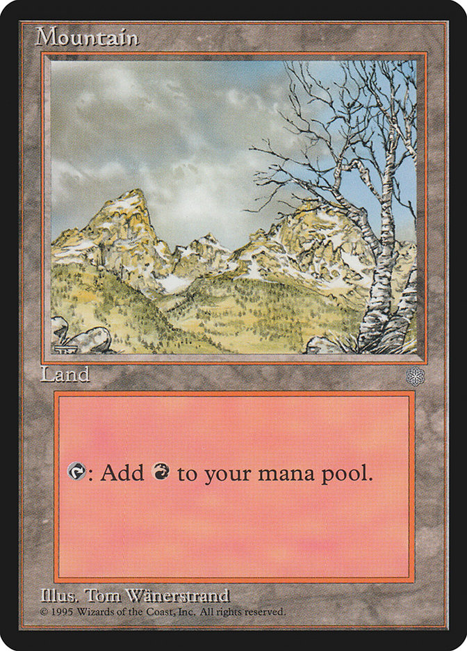 Mountain (Signature on Left) [Ice Age] | Card Merchant Takapuna