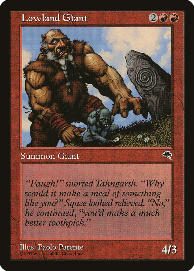 Lowland Giant [Tempest] | Card Merchant Takapuna