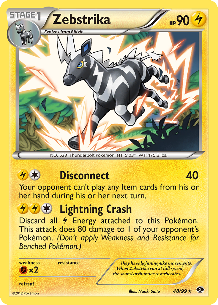 Zebstrika (48/99) [Black & White: Next Destinies] | Card Merchant Takapuna