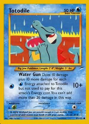 Totodile (85/105) [Neo Destiny Unlimited] | Card Merchant Takapuna