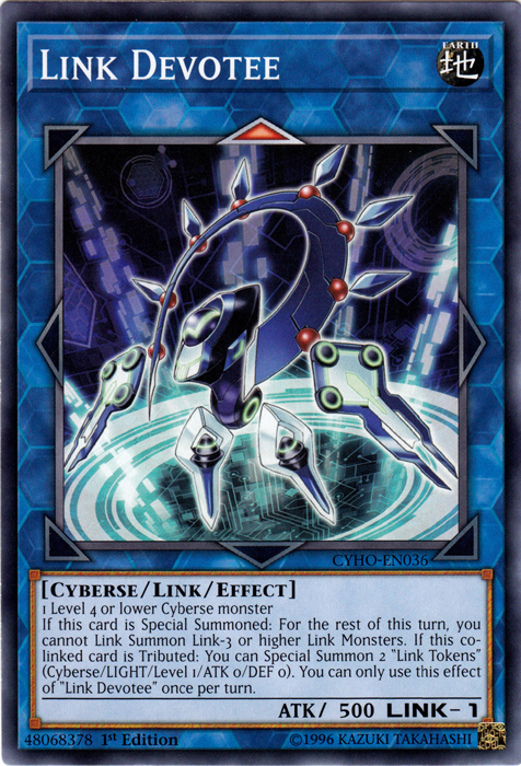 Link Devotee [CYHO-EN036] Common | Card Merchant Takapuna