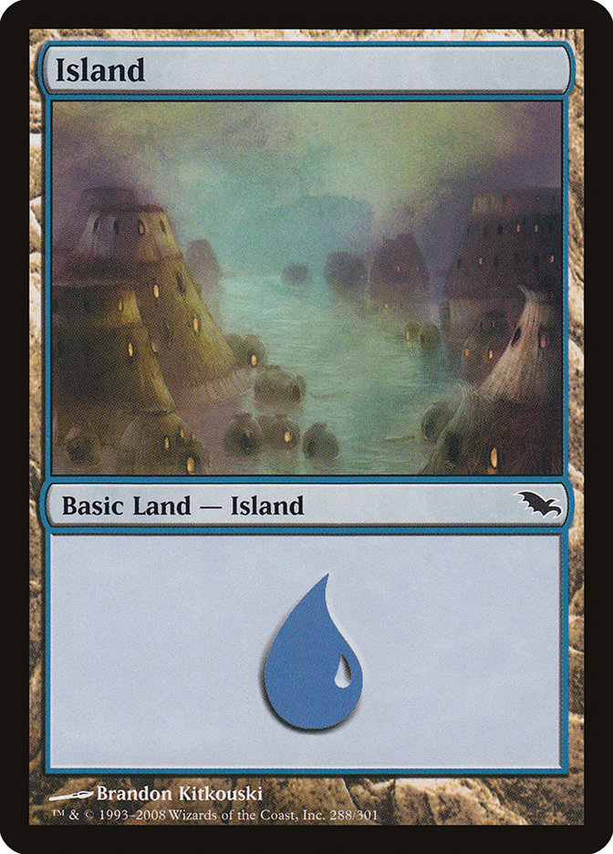 Island (288) [Shadowmoor] | Card Merchant Takapuna