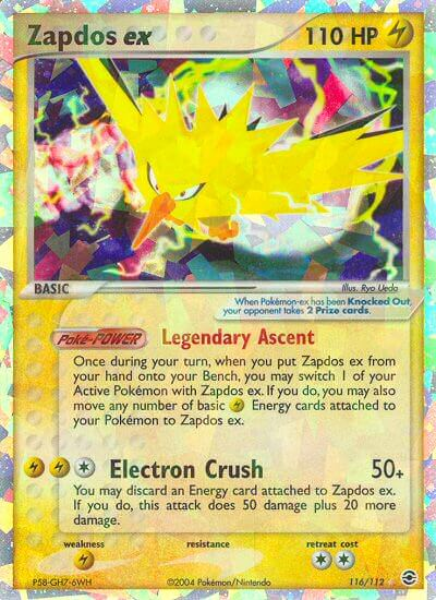 Zapdos ex (116/112) [EX: FireRed & LeafGreen] | Card Merchant Takapuna