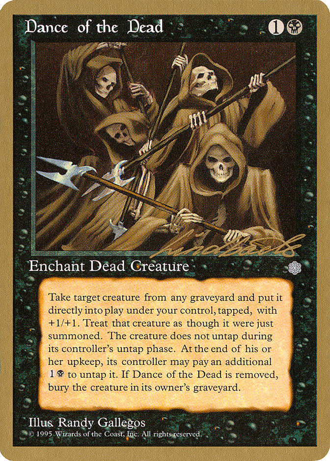 Dance of the Dead (Leon Lindback) [Pro Tour Collector Set] | Card Merchant Takapuna