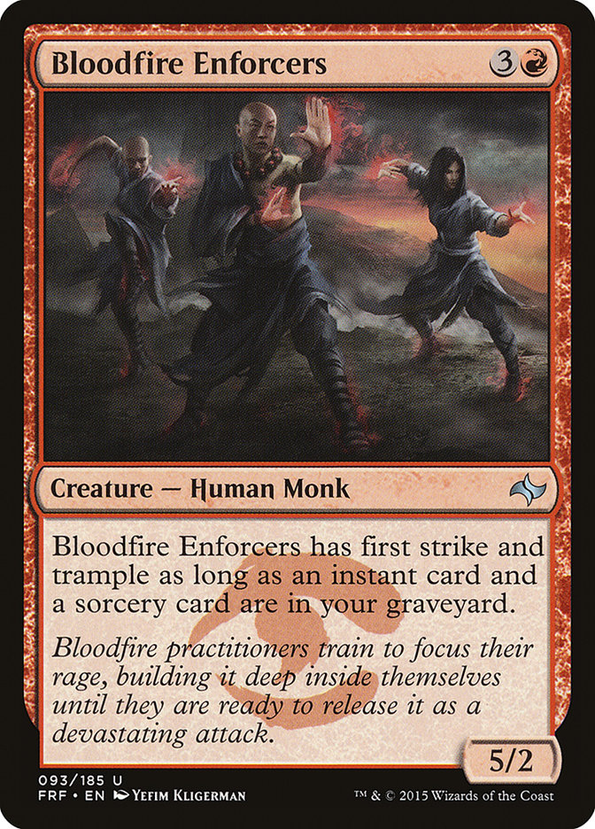 Bloodfire Enforcers [Fate Reforged] | Card Merchant Takapuna