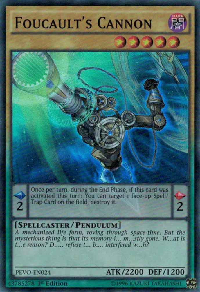 Foucault's Cannon [PEVO-EN024] Super Rare | Card Merchant Takapuna