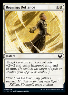 Beaming Defiance [Strixhaven: School of Mages] | Card Merchant Takapuna