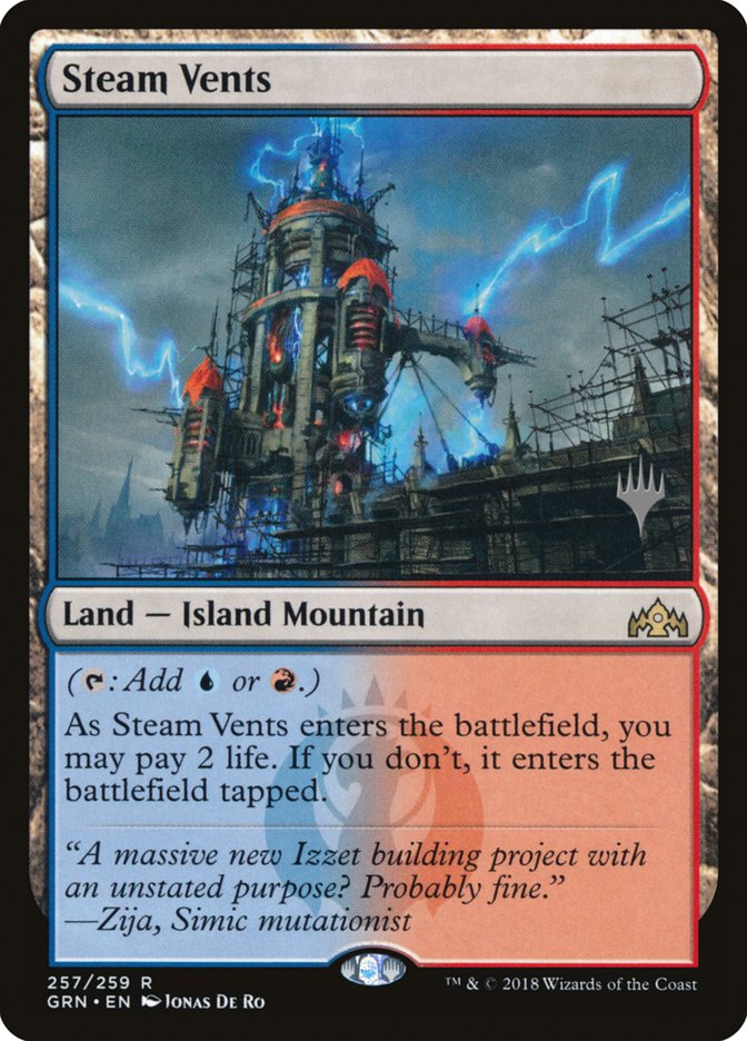 Steam Vents (Promo Pack) [Guilds of Ravnica Promos] | Card Merchant Takapuna