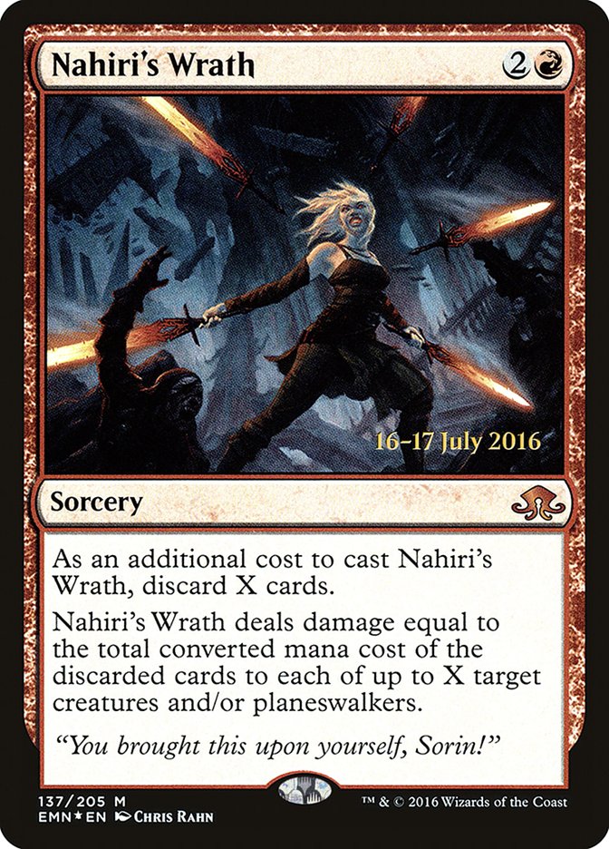 Nahiri's Wrath (Prerelease) [Eldritch Moon Promos] | Card Merchant Takapuna