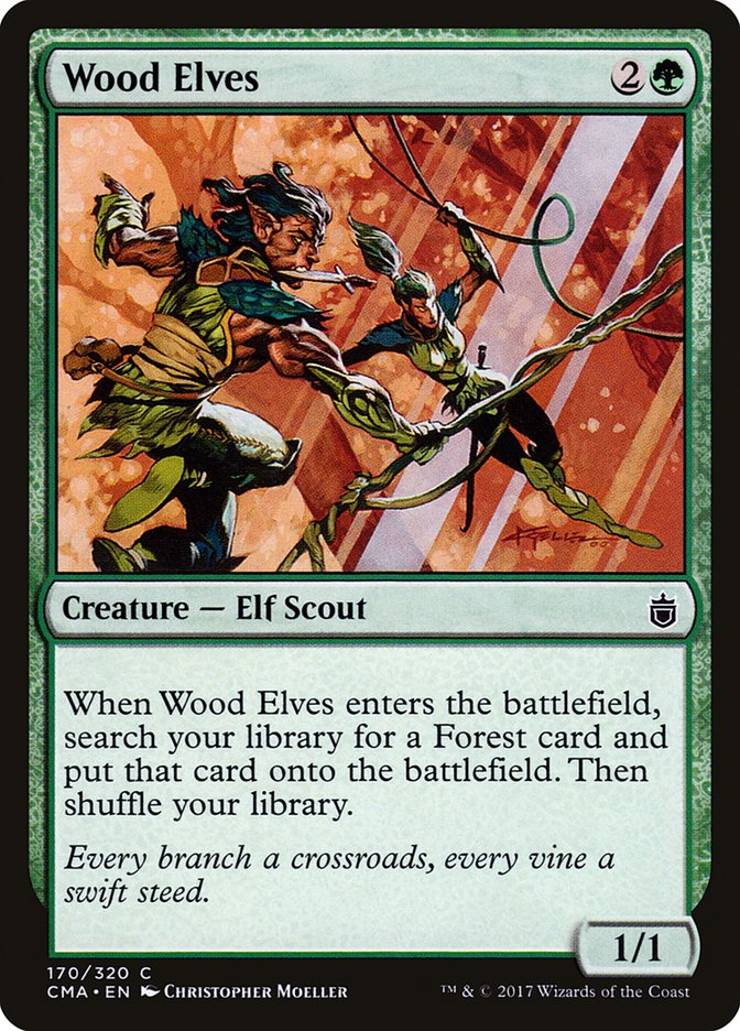 Wood Elves [Commander Anthology] | Card Merchant Takapuna