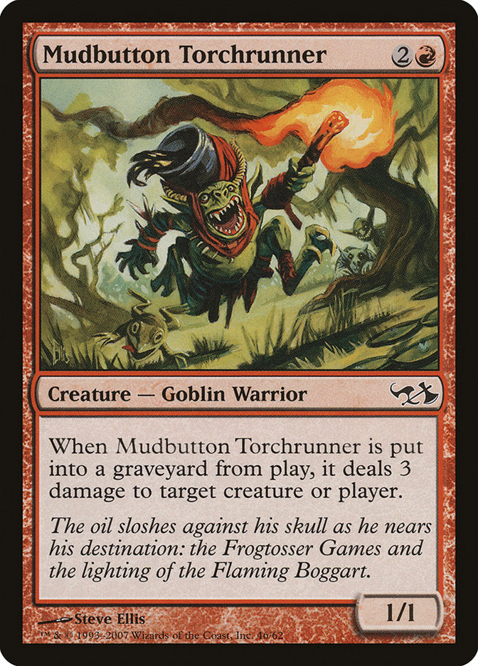 Mudbutton Torchrunner [Duel Decks: Elves vs. Goblins] | Card Merchant Takapuna