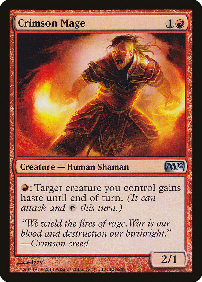 Crimson Mage [Magic 2012] | Card Merchant Takapuna