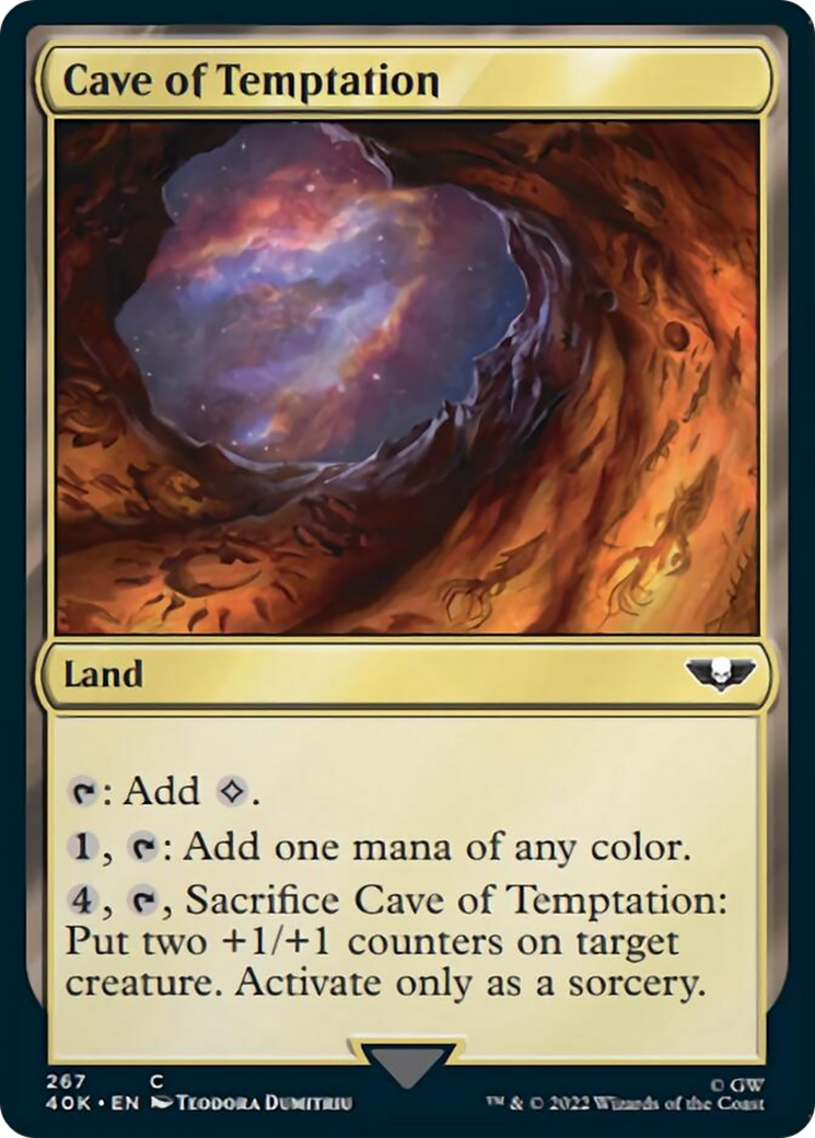 Cave of Temptation [Warhammer 40,000] | Card Merchant Takapuna