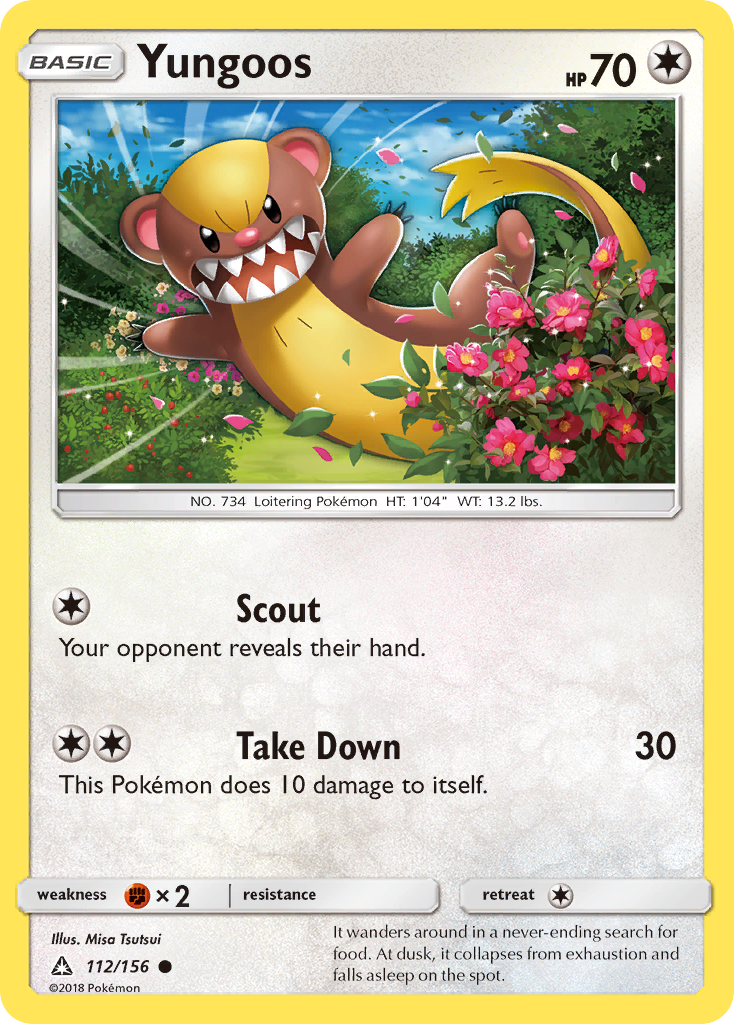 Yungoos (112/156) [Sun & Moon: Ultra Prism] | Card Merchant Takapuna