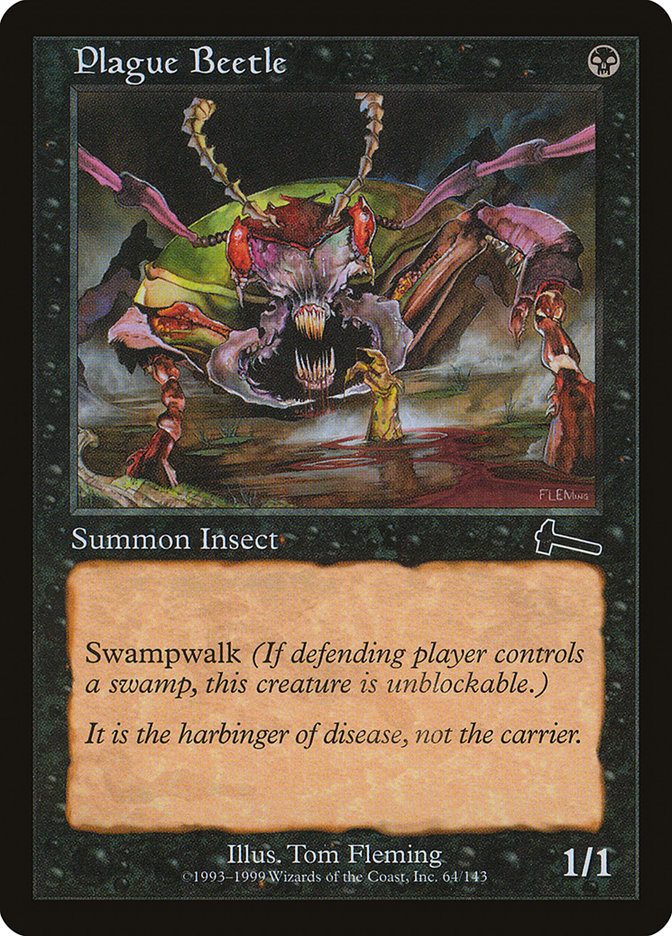 Plague Beetle [Urza's Legacy] | Card Merchant Takapuna