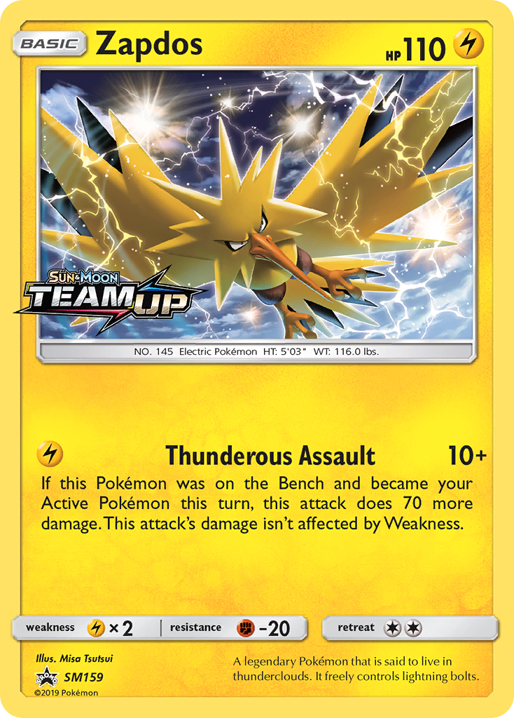 Zapdos (SM159) [Sun & Moon: Black Star Promos] | Card Merchant Takapuna