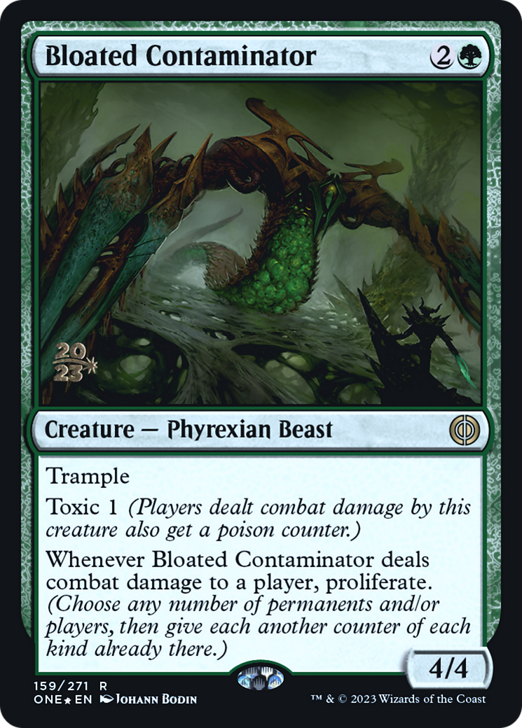 Bloated Contaminator [Phyrexia: All Will Be One Prerelease Promos] | Card Merchant Takapuna