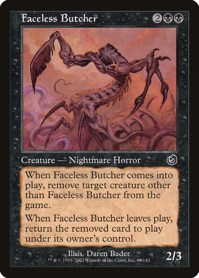 Faceless Butcher [Torment] | Card Merchant Takapuna