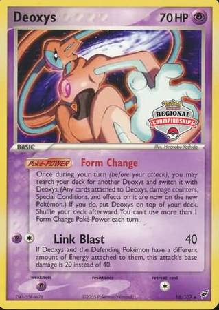 Deoxys (16/107) (Championship Promo) [EX: Deoxys] | Card Merchant Takapuna