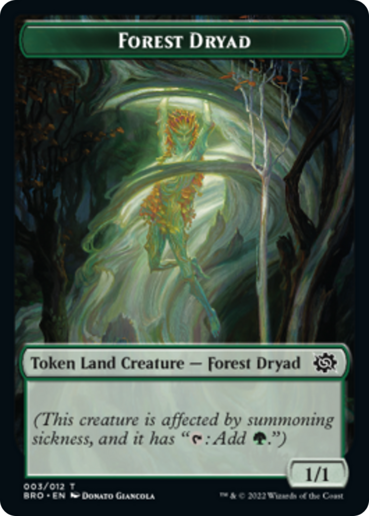 Forest Dryad Token [The Brothers' War Tokens] | Card Merchant Takapuna