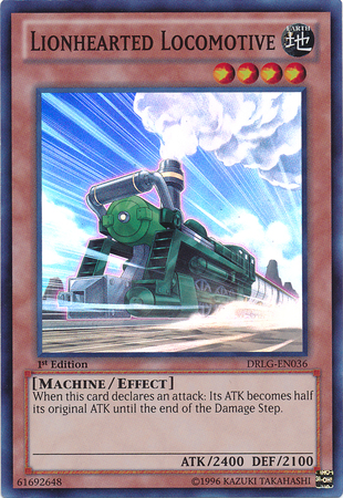 Lionhearted Locomotive [DRLG-EN036] Super Rare | Card Merchant Takapuna