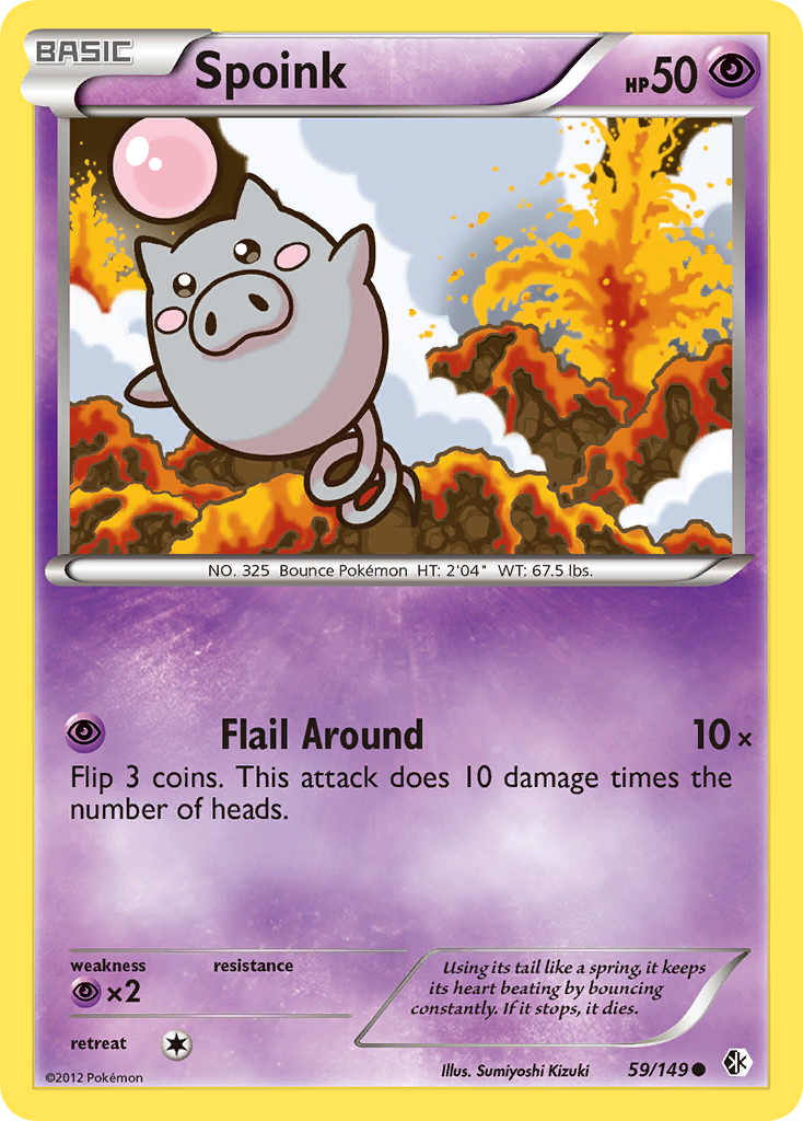 Spoink (59/149) [Black & White: Boundaries Crossed] | Card Merchant Takapuna