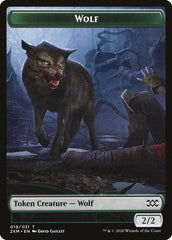 Copy // Wolf Double-Sided Token [Double Masters Tokens] | Card Merchant Takapuna