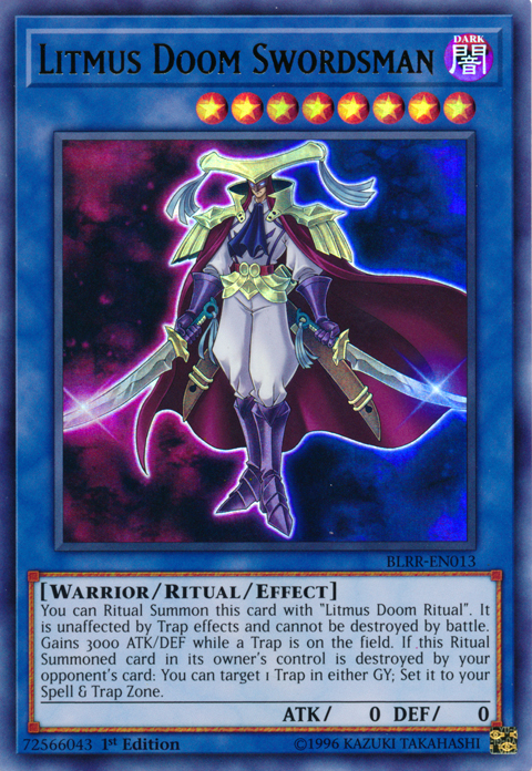 Litmus Doom Swordsman [BLRR-EN013] Ultra Rare | Card Merchant Takapuna