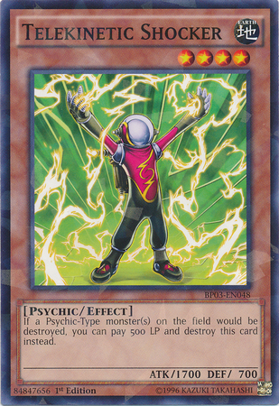 Telekinetic Shocker [BP03-EN048] Shatterfoil Rare | Card Merchant Takapuna