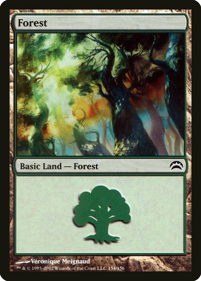 Forest (154) [Planechase 2012] | Card Merchant Takapuna