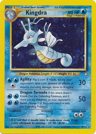 Kingdra (8/111) [Neo Genesis Unlimited] | Card Merchant Takapuna