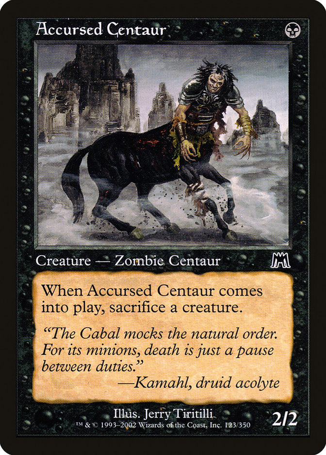 Accursed Centaur [Onslaught] | Card Merchant Takapuna