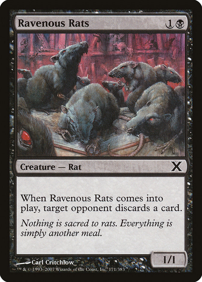 Ravenous Rats [Tenth Edition] | Card Merchant Takapuna