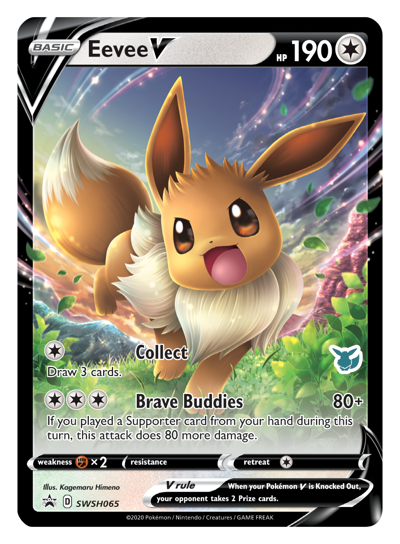 Eevee V (SWSH065) (Eevee Deck) [Battle Academy 2022] | Card Merchant Takapuna