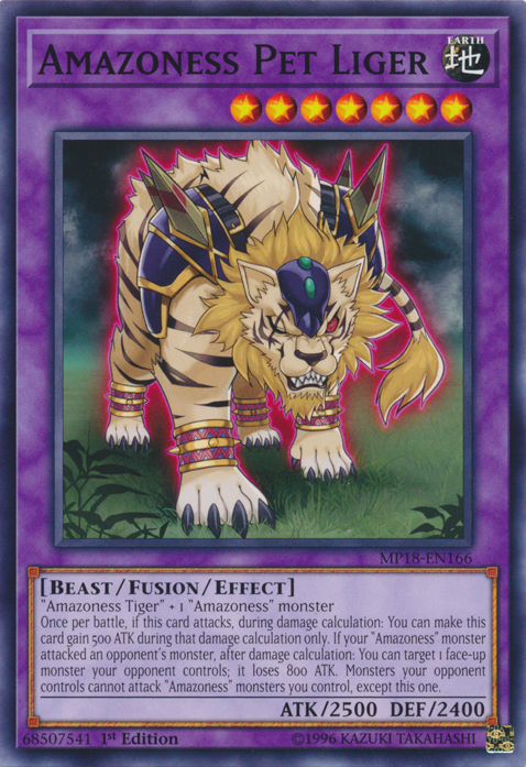 Amazoness Pet Liger [MP18-EN166] Common | Card Merchant Takapuna