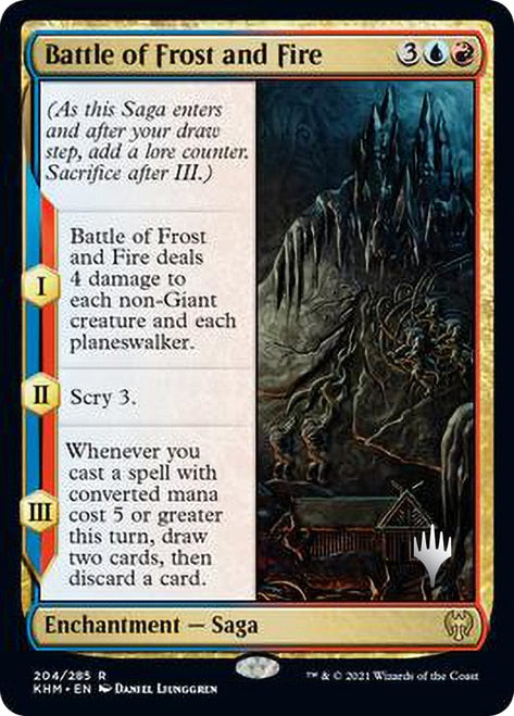 Battle of Frost and Fire (Promo Pack) [Kaldheim Promos] | Card Merchant Takapuna