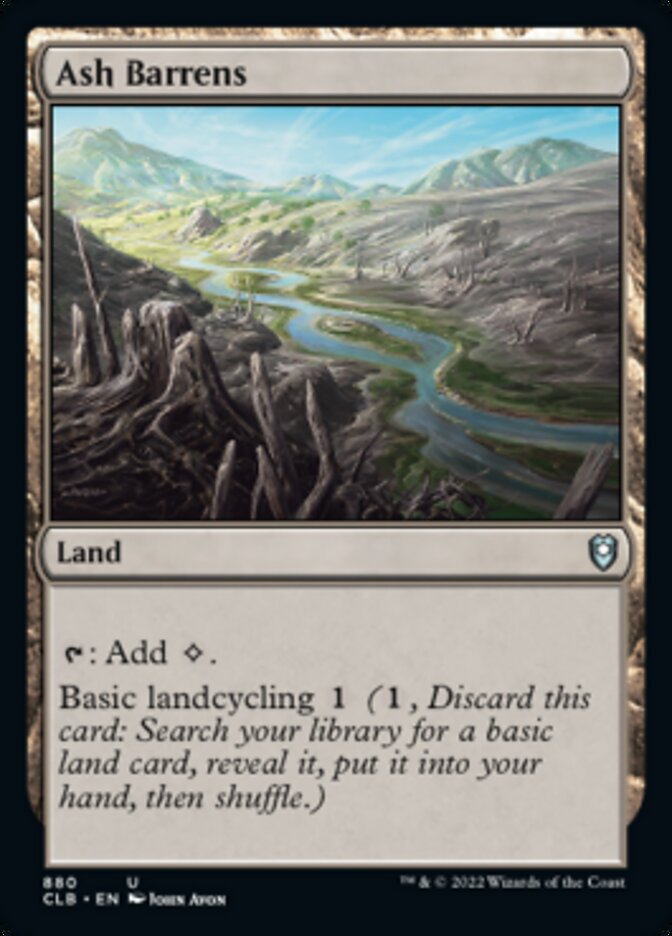 Ash Barrens [Commander Legends: Battle for Baldur's Gate] | Card Merchant Takapuna