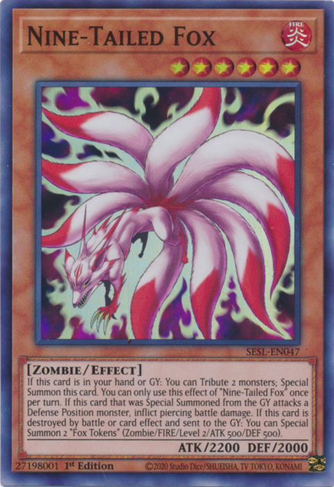 Nine-Tailed Fox [SESL-EN047] Super Rare | Card Merchant Takapuna