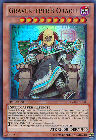 Gravekeeper's Oracle [LVAL-EN034] Ultra Rare | Card Merchant Takapuna