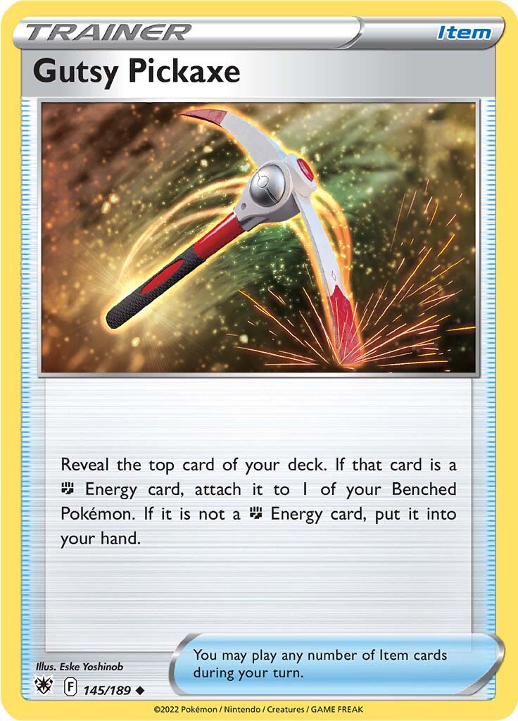 Gutsy Pickaxe (145/189) [Sword & Shield: Astral Radiance] | Card Merchant Takapuna