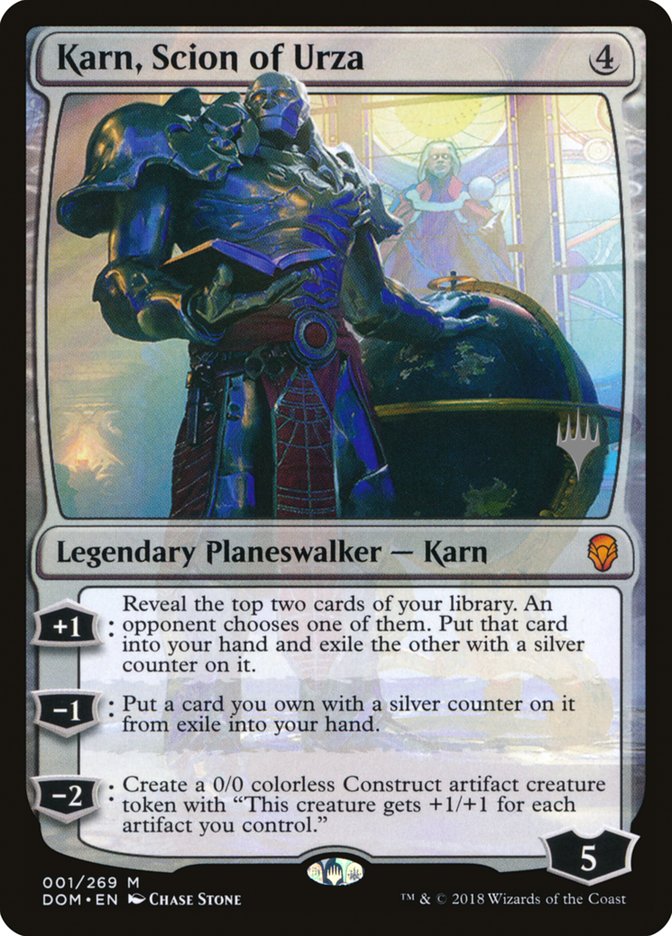 Karn, Scion of Urza (Promo Pack) [Dominaria Promos] | Card Merchant Takapuna