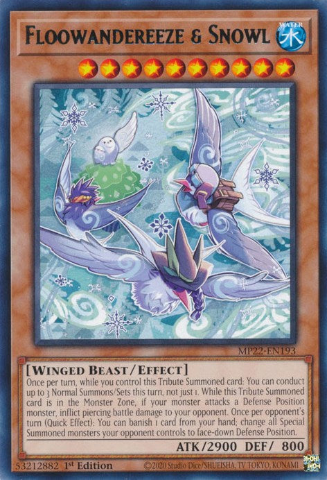 Floowandereeze & Snowl [MP22-EN193] Rare | Card Merchant Takapuna