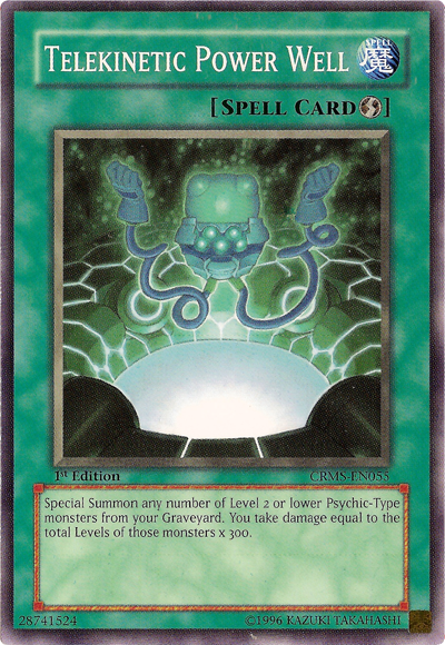 Telekinetic Power Well [CRMS-EN055] Common | Card Merchant Takapuna