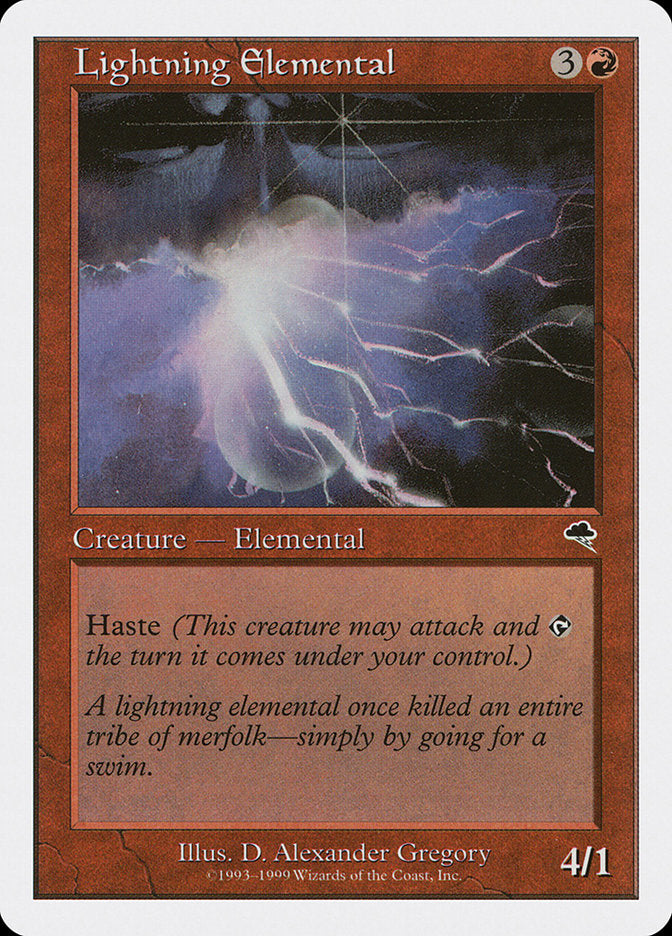 Lightning Elemental [Battle Royale] | Card Merchant Takapuna