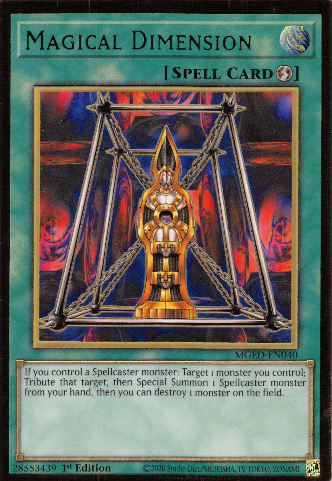 Magical Dimension [MGED-EN040] Gold Rare | Card Merchant Takapuna