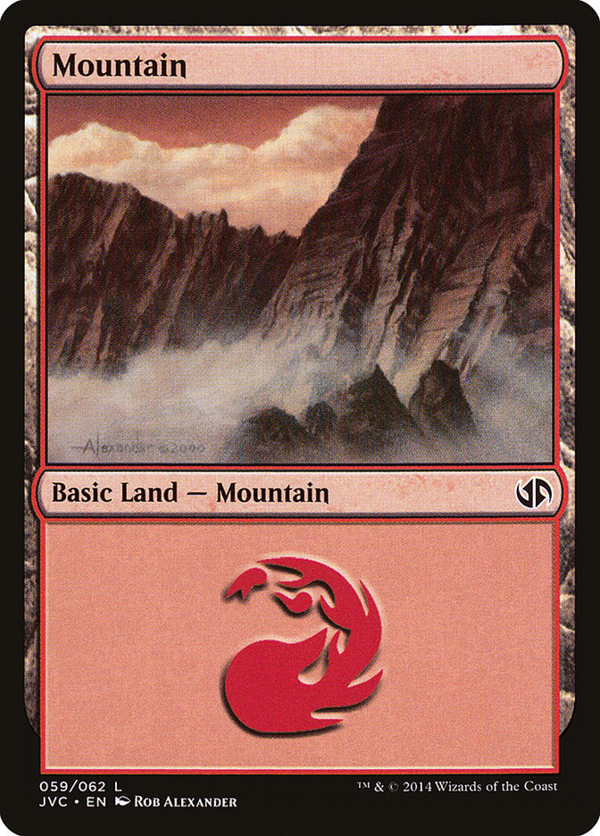 Mountain (61) [Duel Decks Anthology] | Card Merchant Takapuna