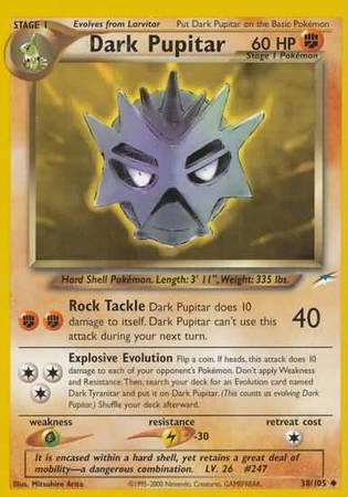 Dark Pupitar (38/105) [Neo Destiny Unlimited] | Card Merchant Takapuna